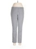 Adrienne Vittadini Polka Dots Gray Casual Pants Size 10 - photo 1