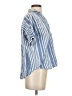 Madewell Stripes Blue Short Sleeve Blouse Size XS - photo 4
