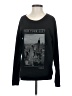 Express Graphic Black Sweatshirt Size XS - photo 1