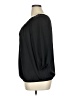 M.S.S.P. 100% Polyester Black 3/4 Sleeve Blouse Size XL (estimated) - photo 5
