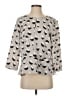 Banana Republic 100% Polyester Gray 3/4 Sleeve Blouse Size S - photo 1