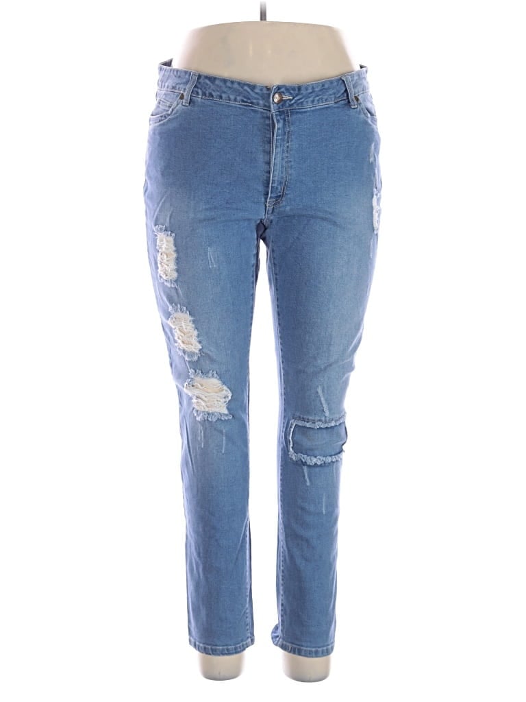 Pre-owned Denim 24/7 Jeans In Blue