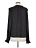 Gap 100% Polyester Black Long Sleeve Blouse Size M - photo 2