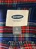 Old Navy 100% Cotton Plaid Blue 3/4 Sleeve Button-Down Shirt Size XL - photo 7