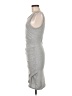 Leith Solid Gray Casual Dress Size M - photo 5