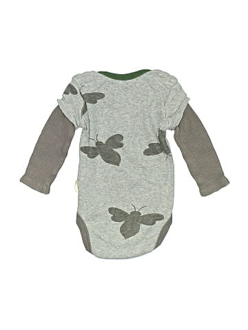 Burt's Bees Baby Long Sleeve Onesie (view 2)