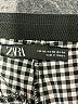 Zara Houndstooth Gray Casual Pants Size XS - photo 4