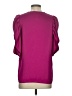 Joseph Ribkoff 100% Polyester Solid Pink Purple Short Sleeve Blouse Size 4 - photo 2