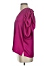 Joseph Ribkoff 100% Polyester Solid Pink Purple Short Sleeve Blouse Size 4 - photo 5