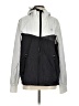 Calvin Klein 100% Nylon Color Block Gray White Windbreaker Size S - photo 1