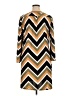 Tacera Chevron-herringbone Brown Orange Casual Dress Size XL - photo 2