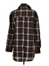 Lola River 100% Polyester Plaid Brown Long Sleeve Blouse Size XS - photo 2