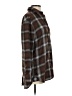 Lola River 100% Polyester Plaid Brown Long Sleeve Blouse Size XS - photo 4