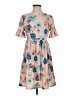 Unbranded Floral Tan Orange Casual Dress Size S - photo 1