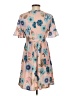 Unbranded Floral Tan Orange Casual Dress Size S - photo 2