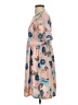 Unbranded Floral Tan Orange Casual Dress Size S - photo 5