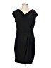 MICHAEL Michael Kors Solid Black Cocktail Dress Size L - photo 1