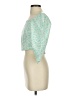 Levi's 100% Polyester Green 3/4 Sleeve Blouse Size XS - photo 5
