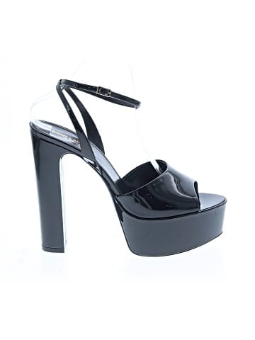 Saint Laurent Patent Leather Platform Sandals  (view 1)