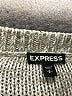Express Stripes Gray Pullover Sweater Size S - photo 7