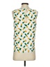 Maison Jules 100% Polyester Yellow Sleeveless Blouse Size XS - photo 2