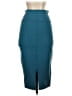 Bebe Solid Teal Formal Skirt Size S - photo 2