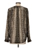 Slate & Willow 100% Polyester Silver Long Sleeve Blouse Size S - photo 2
