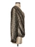 Slate & Willow 100% Polyester Silver Long Sleeve Blouse Size S - photo 4