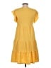 Max Studio Yellow Casual Dress Size S - photo 2
