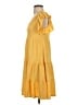 Max Studio Yellow Casual Dress Size S - photo 5