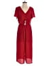 Leith Solid Red Jumpsuit Size M - photo 1