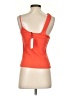 Line & Dot Orange Sleeveless Top Size XS - photo 2