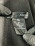 Aqua Solid Black Cocktail Dress Size M - photo 7