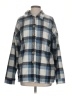 the pulse boutique 100% Polyester Plaid Blue Coat Size S - photo 1