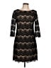 Eliza J Black Cocktail Dress Size 10 - photo 1