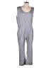 Assorted Brands Solid Gray Blue Jumpsuit Size S - photo 1
