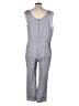 Assorted Brands Solid Gray Blue Jumpsuit Size S - photo 2