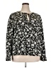 Gap 100% Polyester Black Long Sleeve Blouse Size XXL - photo 1