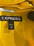 Express 100% Polyester Solid Yellow Casual Dress Size XS - photo 4