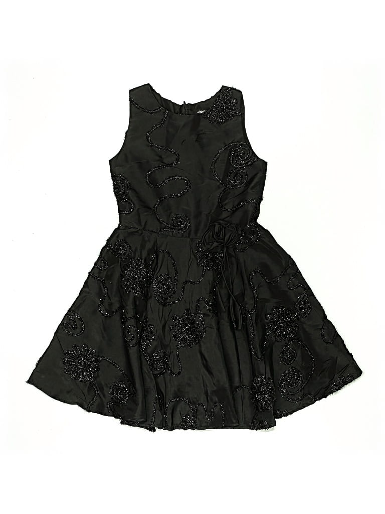 Pre-owned Assorted Brands Kids' Dress In Black