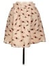 Assorted Brands 100% Polyester Hearts Tan Casual Skirt Size L - photo 1