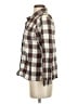 L.L.Bean 100% Cotton Plaid Ivory Long Sleeve Button-Down Shirt Size XS - photo 5