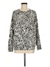 Athleta Animal Print Ivory Pullover Sweater Size M - photo 1