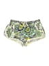 Locale Motion 100% Polyester Paisley Green Shorts Size M - photo 1