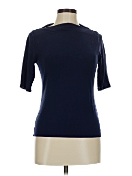 Pure Collection Short Sleeve Turtleneck