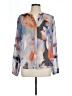 Frank Lyman Design 100% Polyester Gray Long Sleeve Blouse Size 10 - photo 1