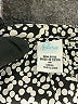 Elorie 100% Silk Animal Print Black 3/4 Sleeve Silk Top Size M - photo 7