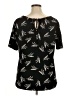 Worthington Black Short Sleeve Blouse Size XL - photo 2