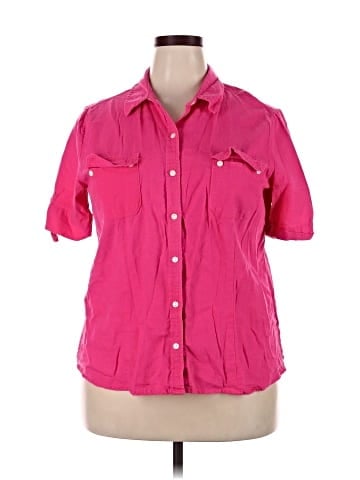 White Stag Short Sleeve Button-Down Shirt (view 1)