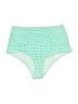 ASOS Checkered-gingham Green Swimsuit Bottoms Size 6 - photo 1